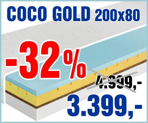 Coco Gold 200x80